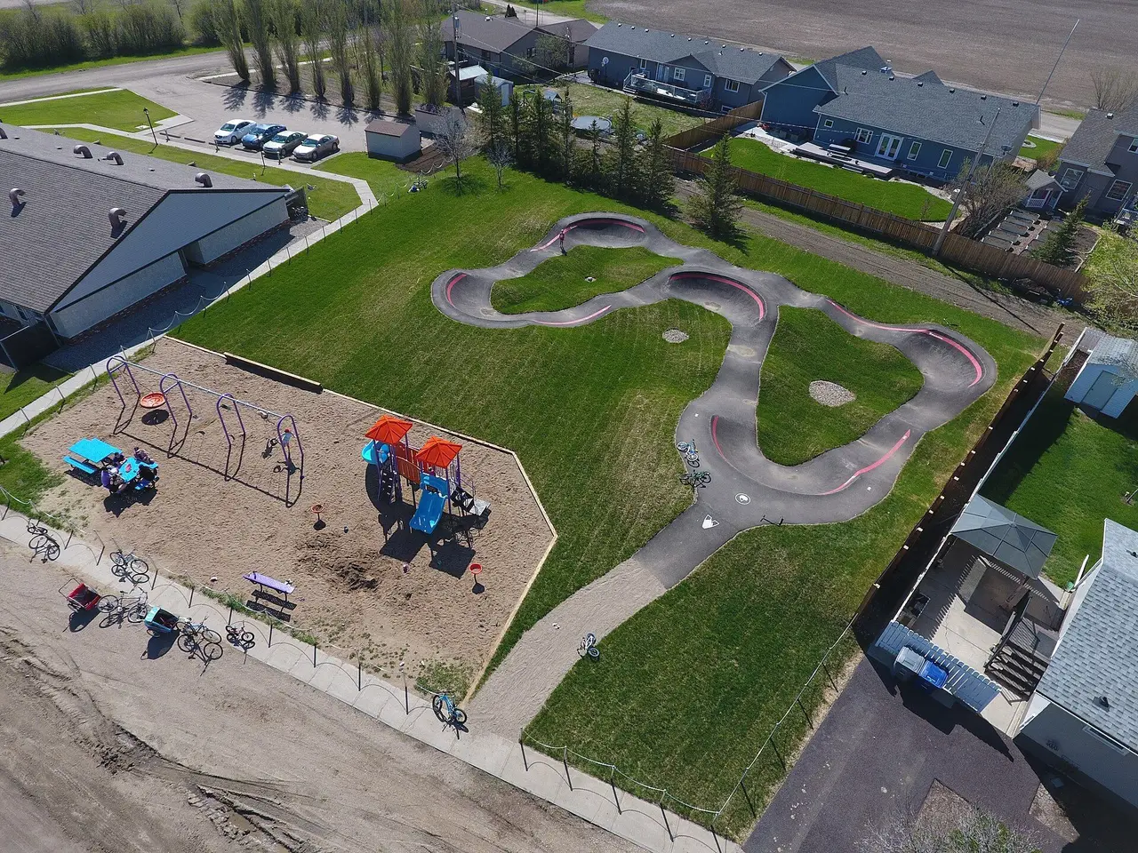 Gasper Family Park pump track and playground, 2024